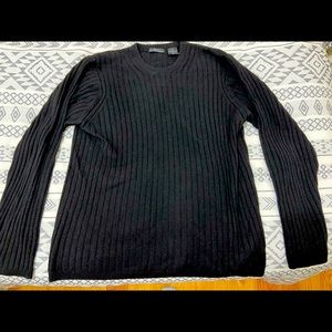 Mens Ribbed Guess Cashmere Sweater Sz L